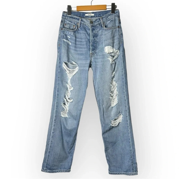 GRLFRND Rhea Straight Leg Jeans in Easy  Feeling 25 - Picture 3 of 11